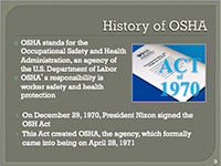 Image OSHA training slide